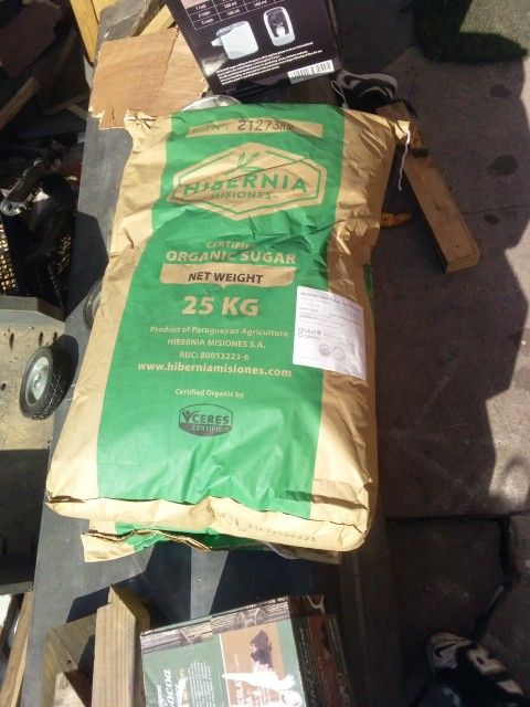 Organic Sugar 25kg Mexican sugar