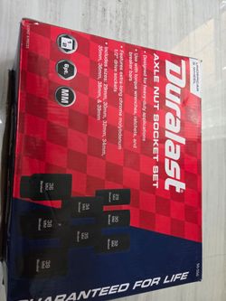 Duralast Axle nut socket set 1/2 8pc