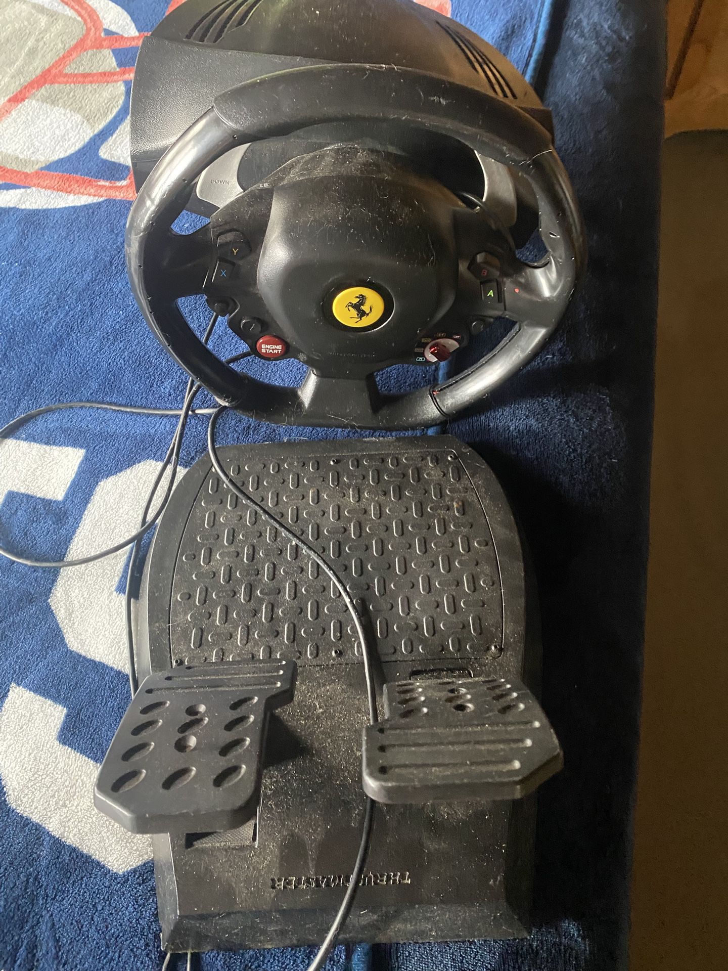 Ferrari Steering Wheel & Pedals