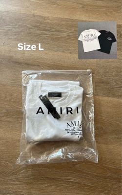 Amiri Logo T-Shirt White Size L