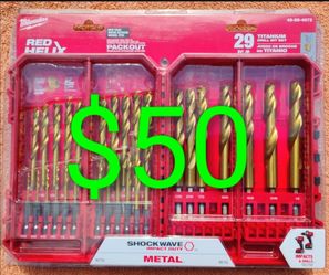 Milwaukee® 29Pc. Titanium Drill Bits Set