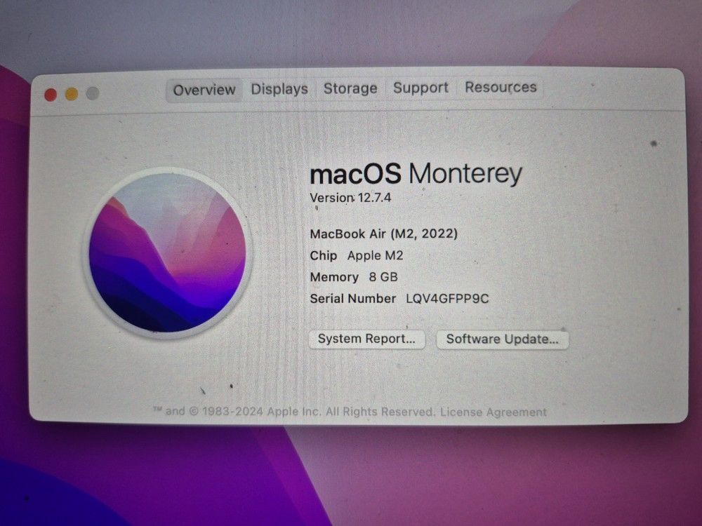 MacBook AIR M2 8GB