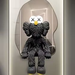 Kaws wall led lamp - black or pink