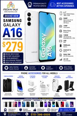 Samsung Galaxy A16 Factory Unlocked Brand New