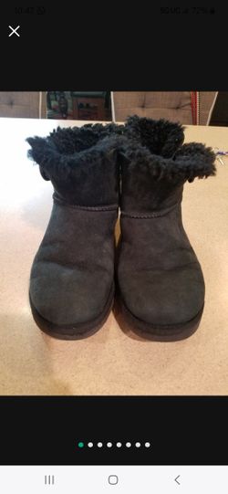 Ugg Mini Bailey Boots Size 9 Black