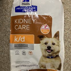 NEW Hill's Prescription Diet k/d Kidney Care Dog Food 27.5 pound bag