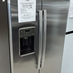 Mother’s Day Sale!🤰GE 25.3 cu ft Side by Side Refrigerator Fingerprint Resistant $1100 off MSRP!