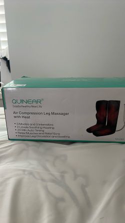 Quinear Air Compression Leg Massager with Heat