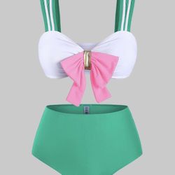 Sailor Jupiter 3pc Swimsuit Sailor Moon Cosplay 
