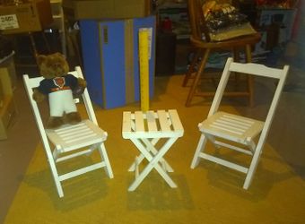 3-Piece "Little People" Folding Table & Chairs