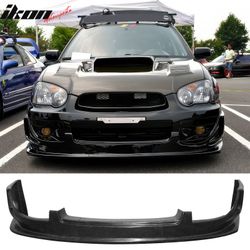 Fits 2004-2005 Subaru Impreza WRX Front Bumper Lip Spoiler Splitter Chin PU 3PCS