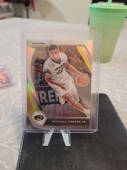 Michael Porter Jr. Draft Pick rookie Silver Prizm Basketball Card