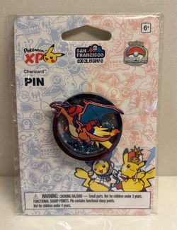 NEW Pokemon XP World Championships 2026 San Francisco Charizard Glitter Pin