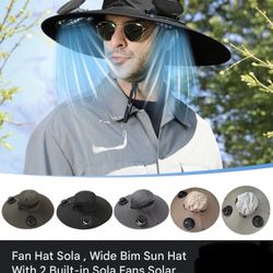 Solar Fan Hat 