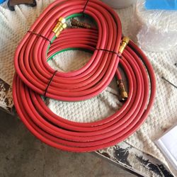 2 Hoses Para Antorcha Una De 17 Pies Yhotra De 20 Pies Nuevas