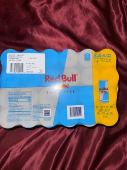 NEW 24 pack Red Bulls sugar free 8.4FL OZ
