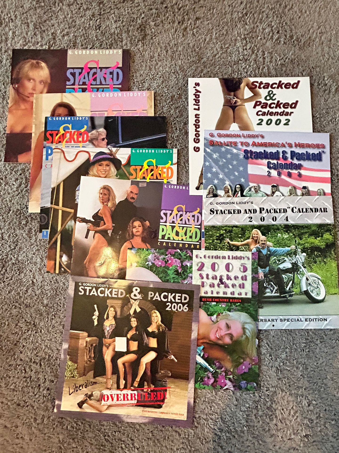 G. Gorden Liddy Stacked And Packed Calendar Collection