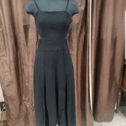Malibu sky front split pant jumpsuit size Medium