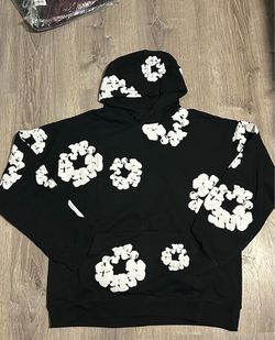 Black & White Denim Tears Hoodie