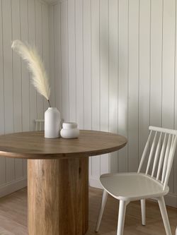 Cb2 spindler round dining table deals