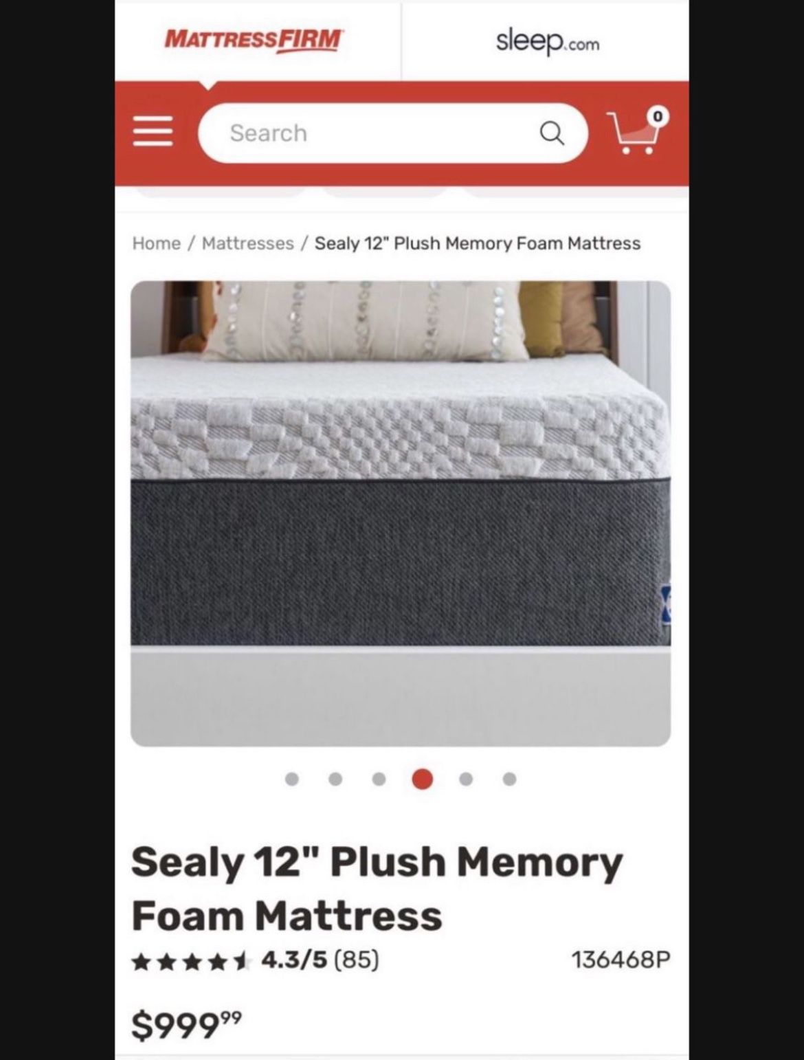 NEW 12” Sealy KING mattress *can Deliver!