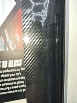 Carbon fiber vinyl wrap by the ft 5x1