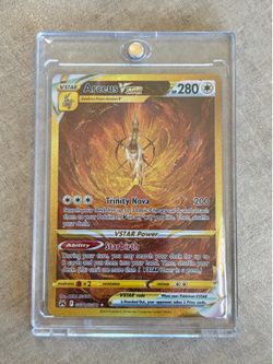 Pokémon TCG Pokemon Crown Zenith Arceus VSTAR #GG70 Holo Textured English NM