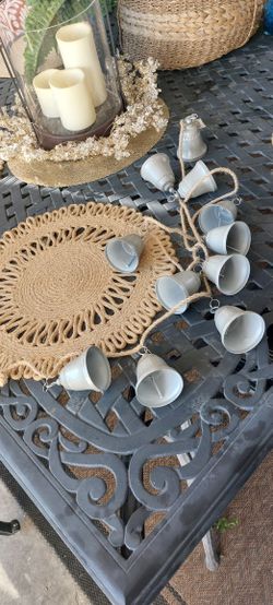 Christmas Bells Home Decoration 11 Silver Bells Decoration New With Tag