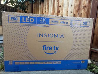 nsignia 50” 4K Smart Fire TV (Brand New)