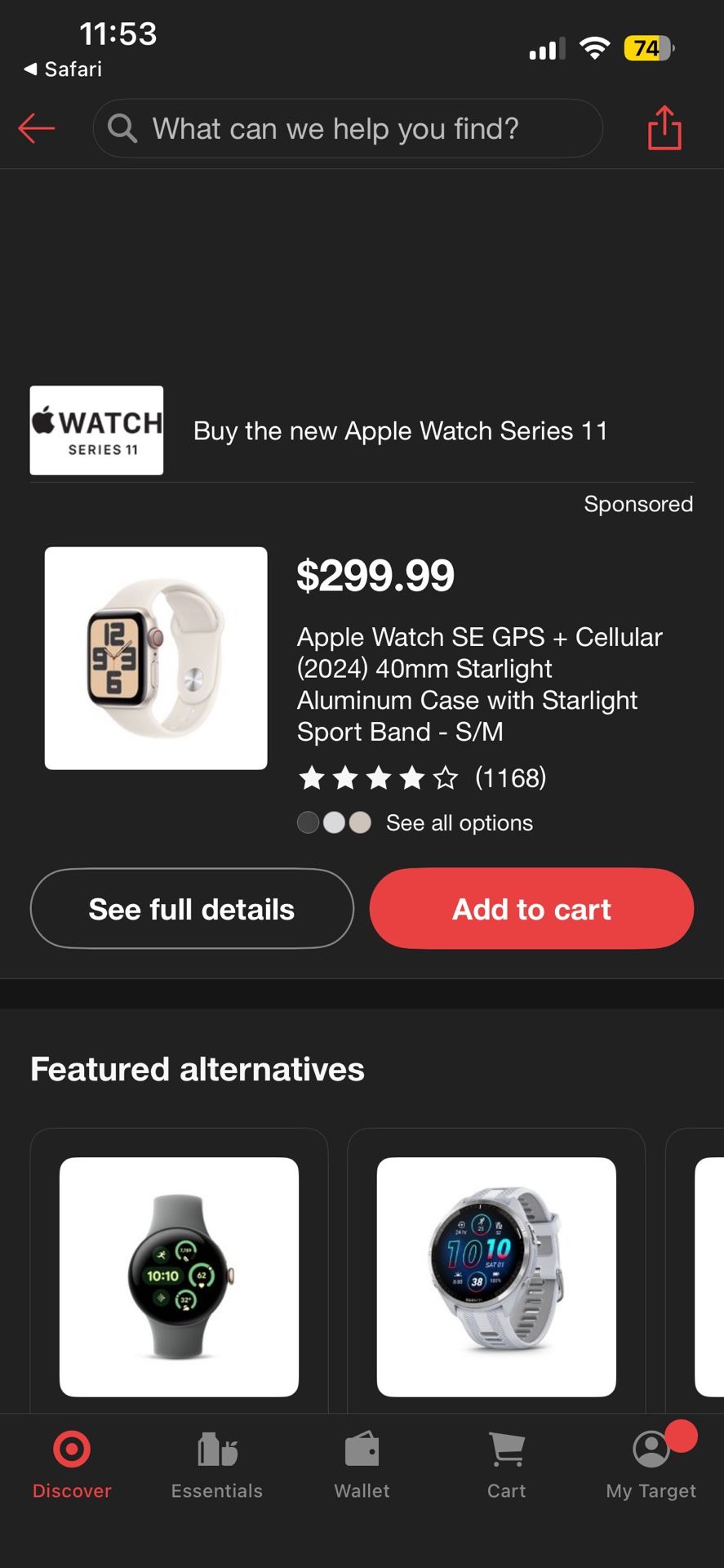 Apple Watch 40MM 7 Series
