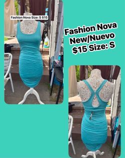 Fashion Nova Ruched Bodycon Mini Dress Size S