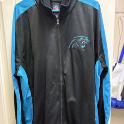 NFL Panthers Zip Up Jacket. Embroidered 