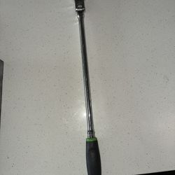Snap On 3/8" Drive Dual 80 Technology Soft Grip Extra-Long Handle Flex-Head Ratchet Green 
