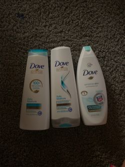 Dove set shampoo & conditioner & body wash