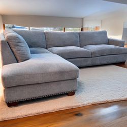 Costco Sectional Couch - very clean, performance fabric