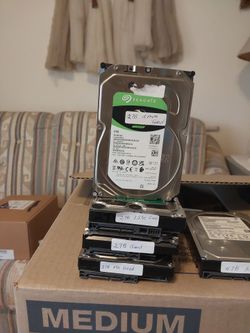 Hard drives good condition 2tb,3tb,4tb