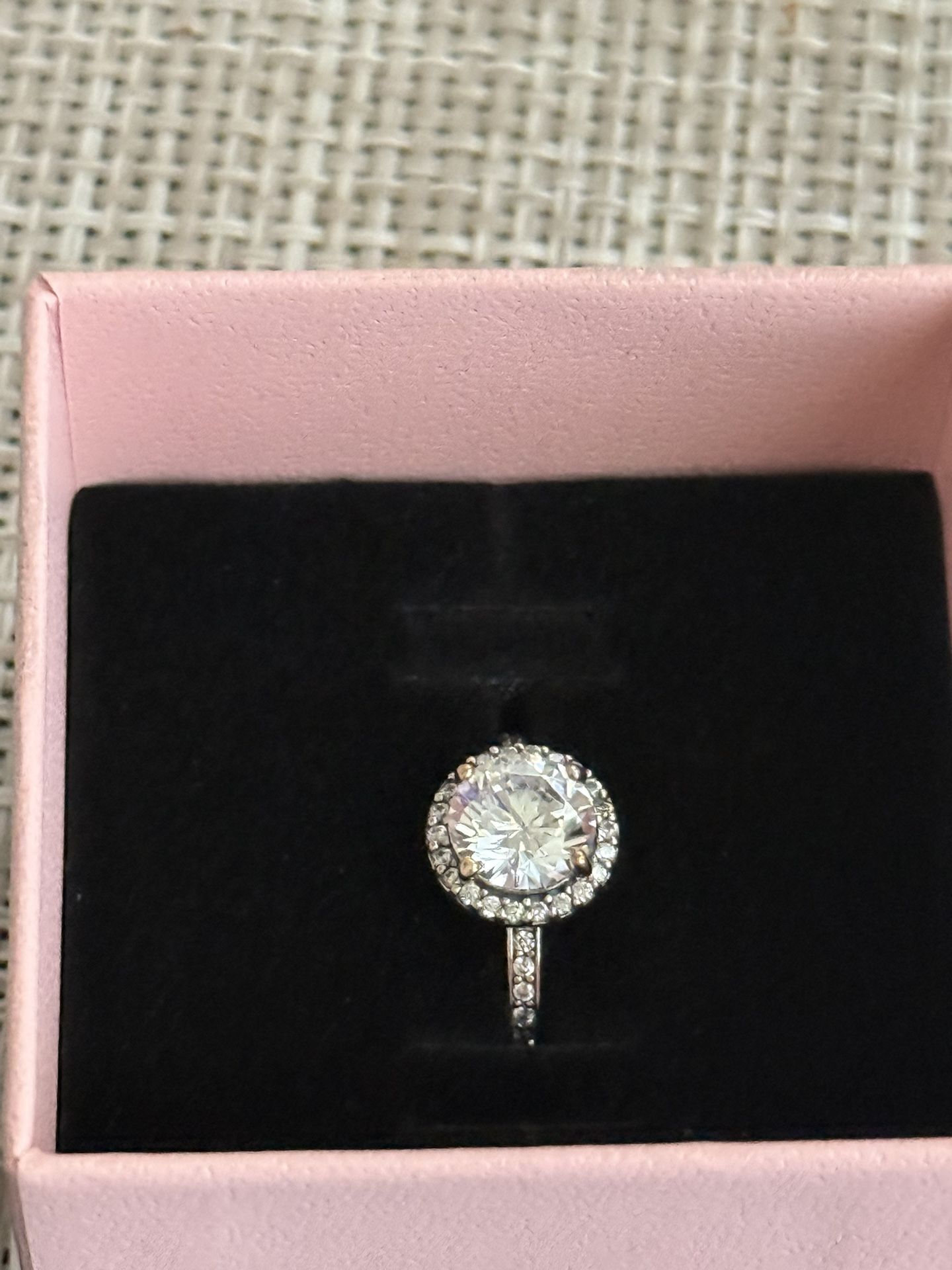 Pandora 925 Silver Ring With cz Stones