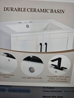 Ceramic Sink Only