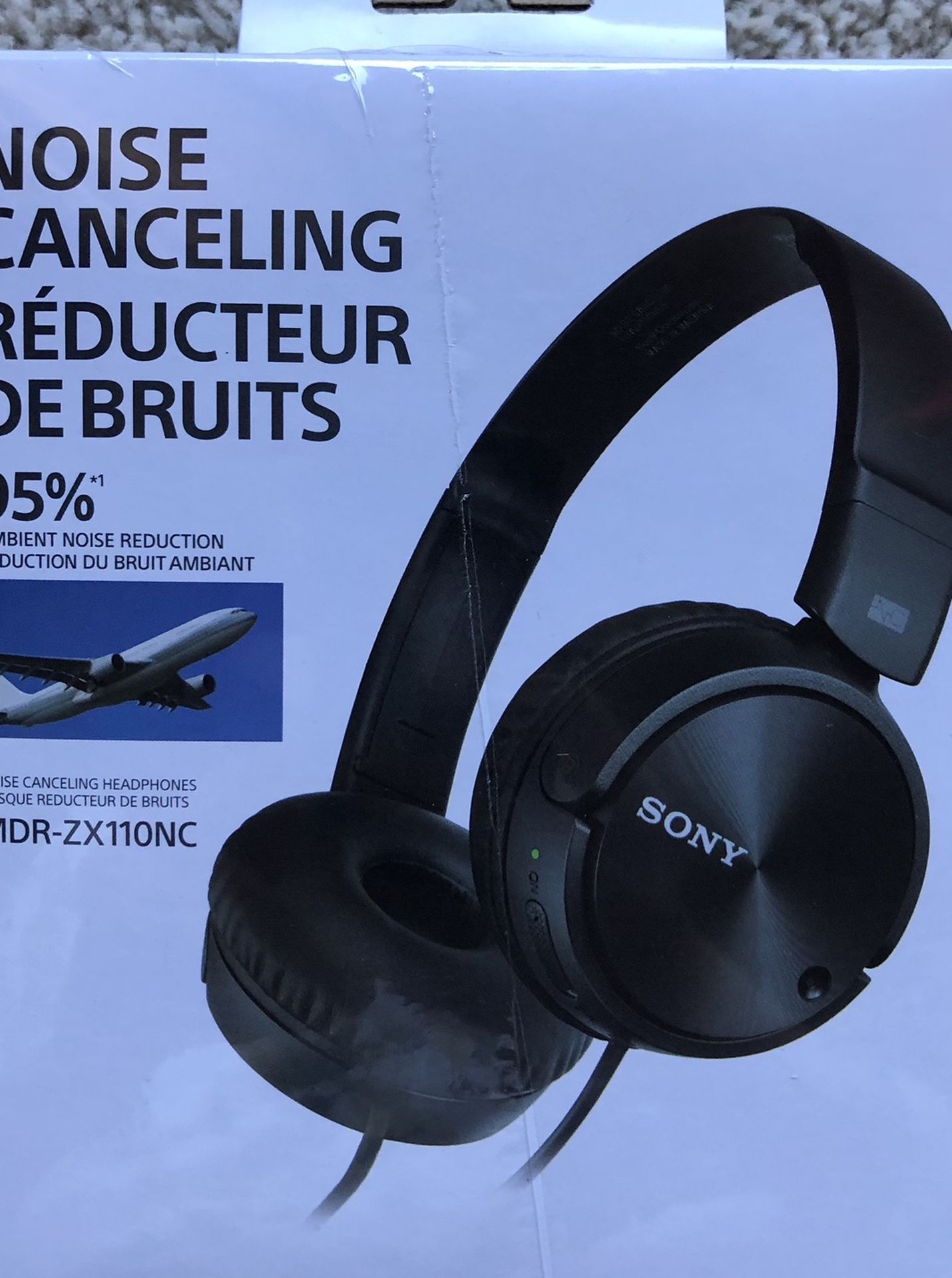 Brand new Sony noise canceling headphones