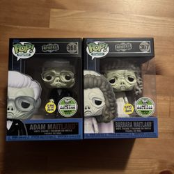 Funko Pop 367 And 368 Beetlejuice Barbara And Adam Maitland 