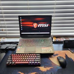 MSI GE63 Raider RGB 9SE Gaming Laptop GeForce RTX 2060, i7-9750H, 32GB RAM