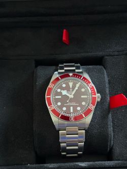 Tudors black bay 58 burgundy 39mm  and royal 34 mm