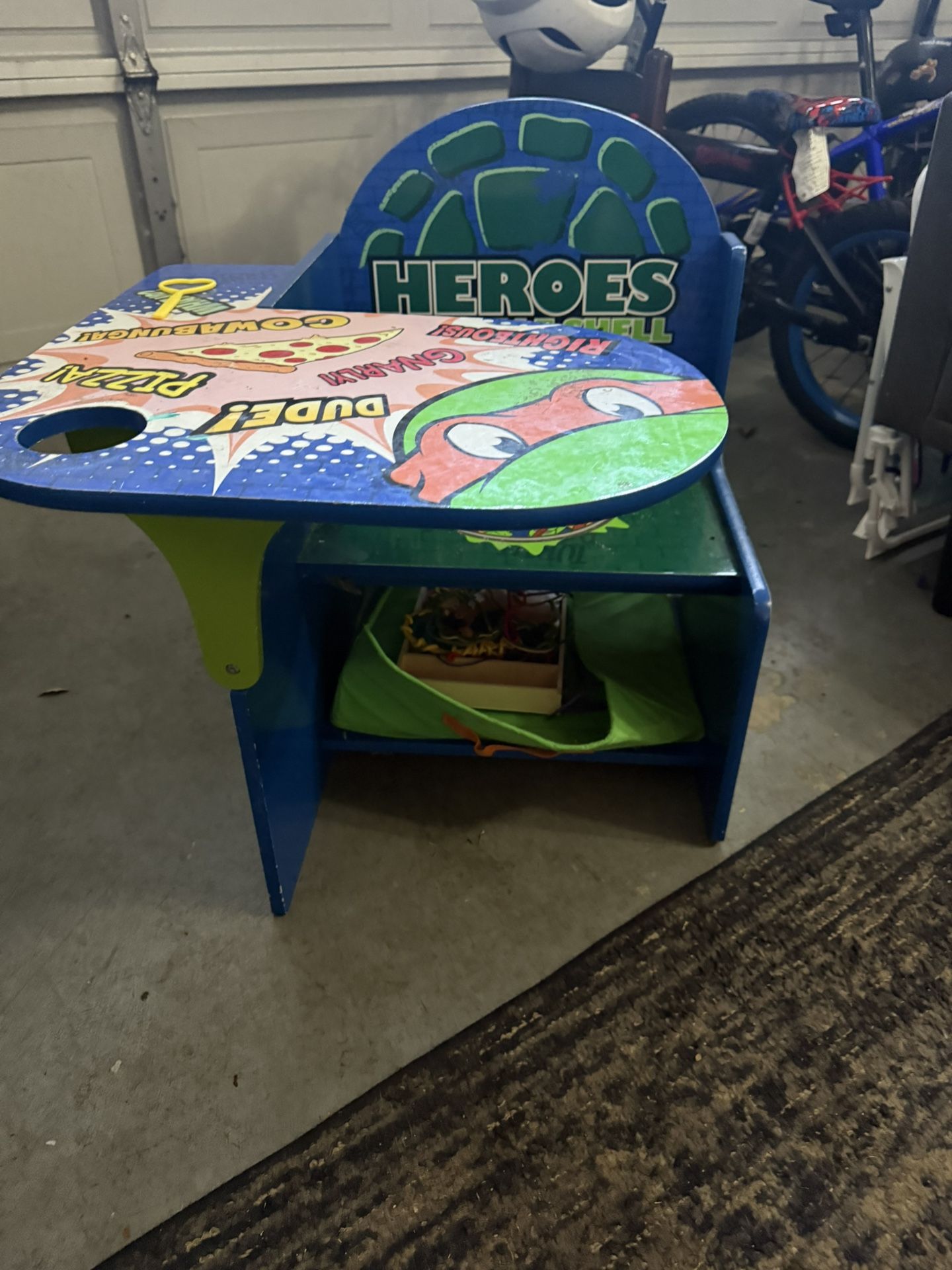 Kids Desk- Ninja Turtle Desk- Discontinued