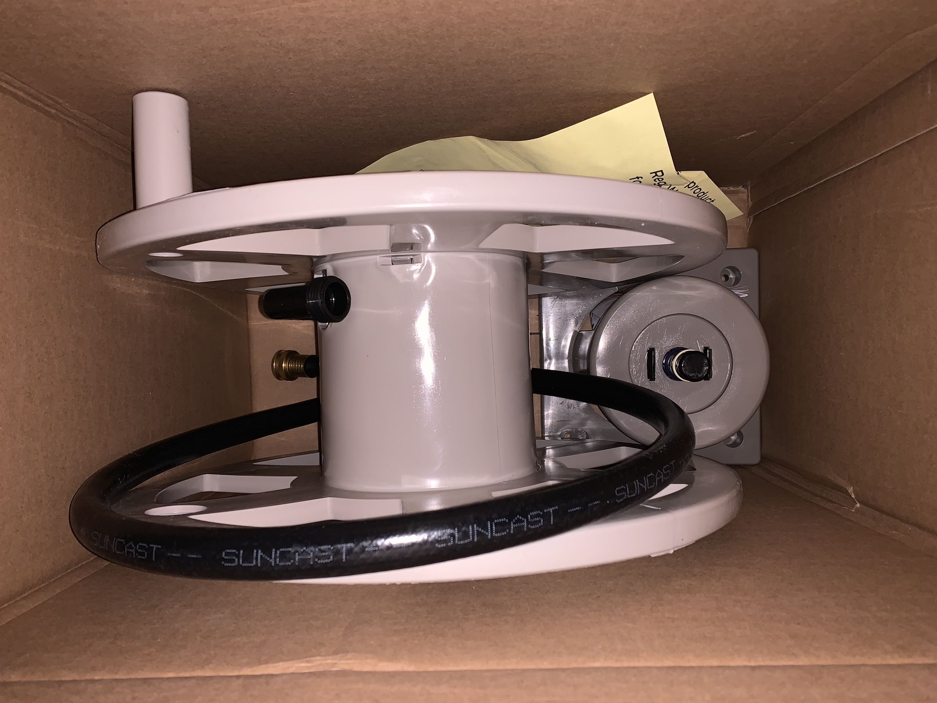 Wall- Mountable with removable reel For easy Storage