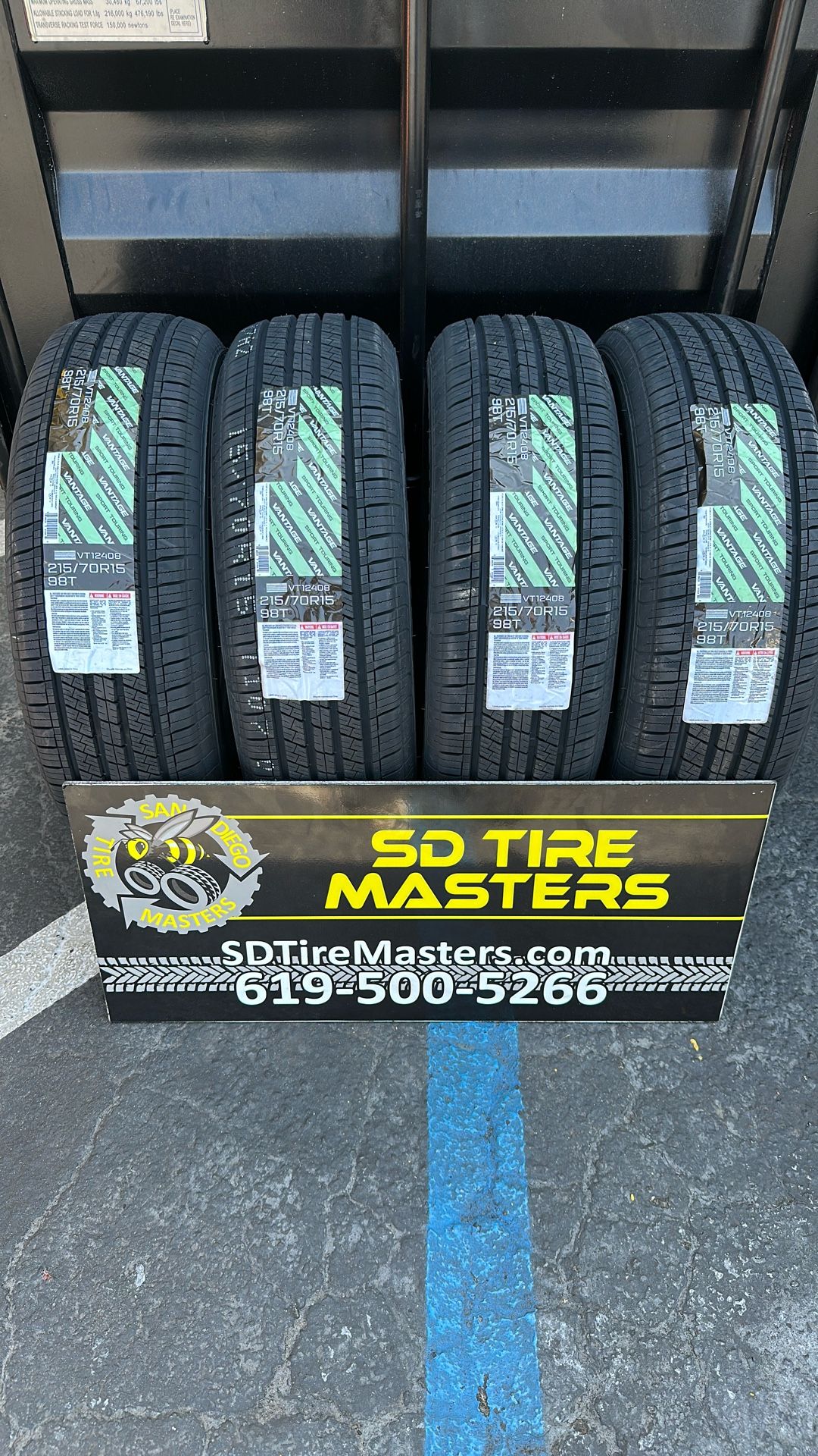 4 NEW TIRES 215/70/15 Advantage Touring AS $340 Cash Price π π FREE INSTALLATION π π