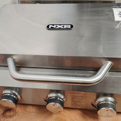 NXR 3-burner Tabletop Costco 25" Grill Griddle Cooking BBQ 
