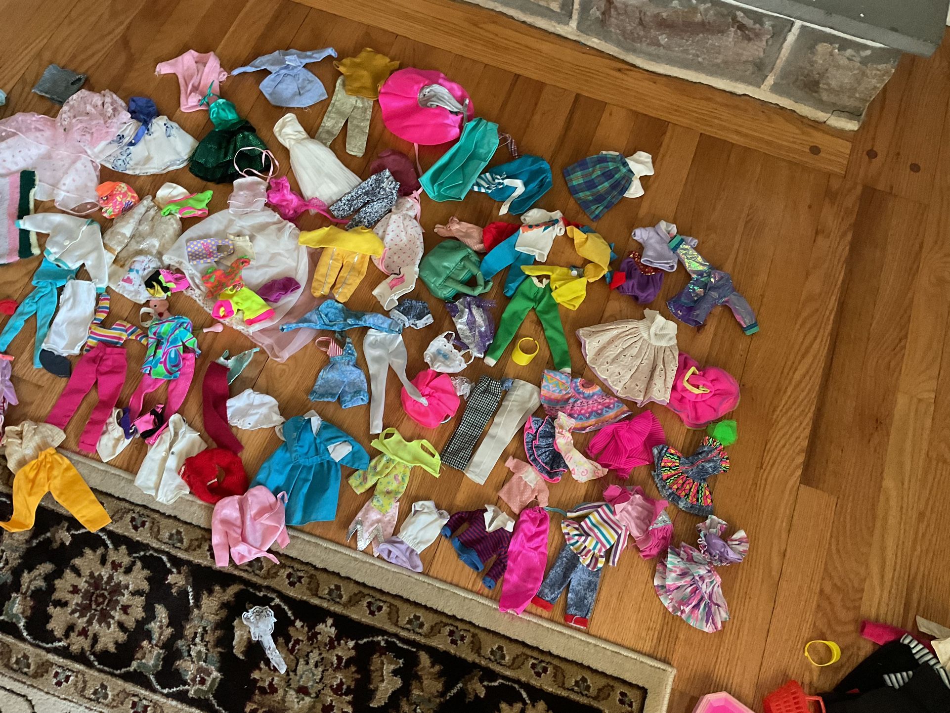 Barbie Clothes And Case