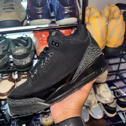 Jordan 3 black Cat Sz 8