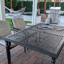 Outdoor Dining Table w/ 6 chairs - Real Estate Sale. Poway
