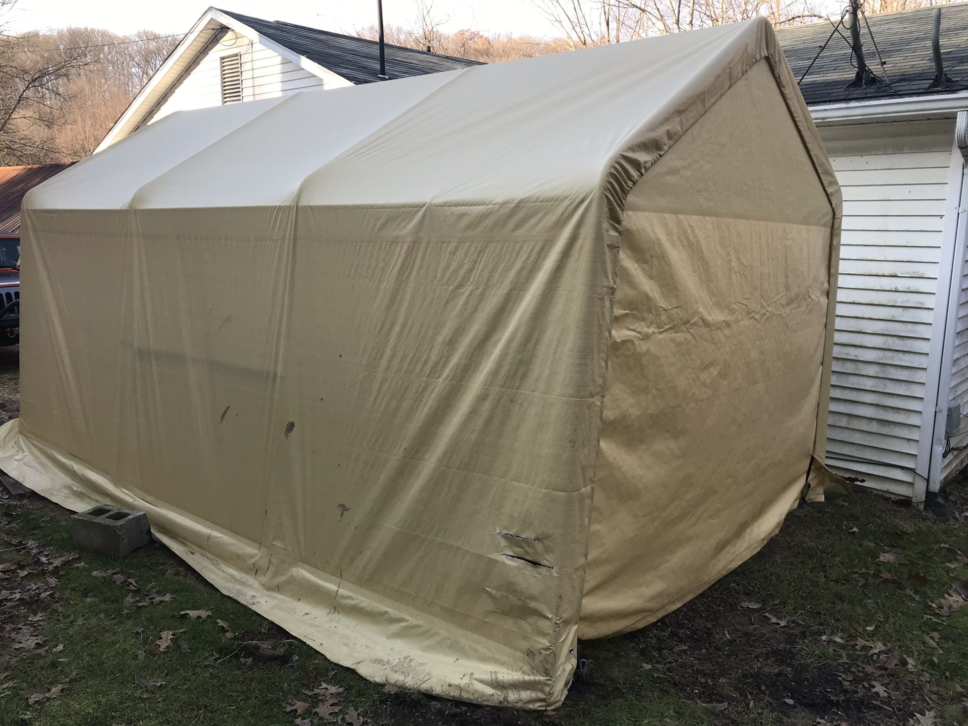 Harbor freight 10x17 portable garage for Sale in Mars, PA OfferUp